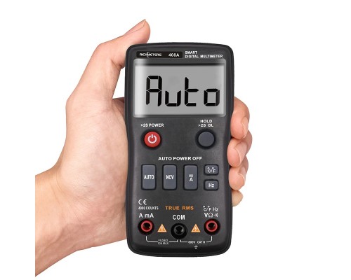 RICHMETERS RM408A True-RMS цифровой мультиметр 4000 отсчетов 