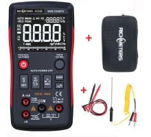 RICHMETERS RM409B True-RMS цифровой мультиметр 9999 отсчетов c чехлом (сумка) для мультиметров RICHMETERS