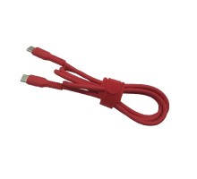 Силиконовый кабель USB TYPE-C - USB TYPE-C  длинной 1 метр для паяльника Pinecil