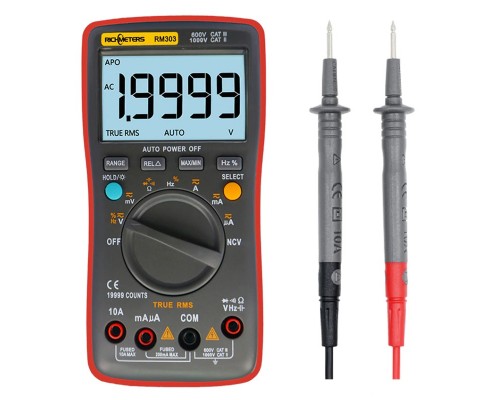 RICHMETERS RM303 TrueRMS мультиметр 19999 відліків