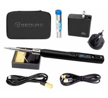 Портативний паяльник SEQURE S99 на жалах C245 Kit із блоком живлення