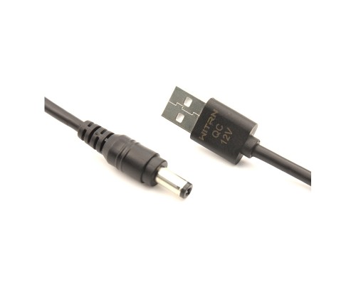 Кабель WITRN USB-A на DC5525 с триггером QC 2.0  QC 3.0 12V 5А  для паяльника TS100 SH72