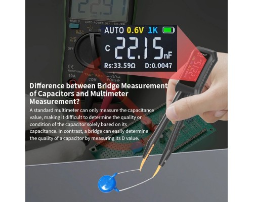 Измерительный пинцет ZOYI ZT-MD1 – точный инструмент для электроники Измерительный пинцет ZOYI ZT-MD1 – точный инструмент для электроники