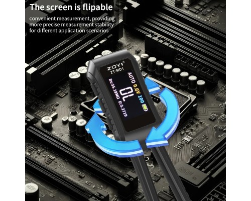 Измерительный пинцет ZOYI ZT-MD1 – точный инструмент для электроники Измерительный пинцет ZOYI ZT-MD1 – точный инструмент для электроники