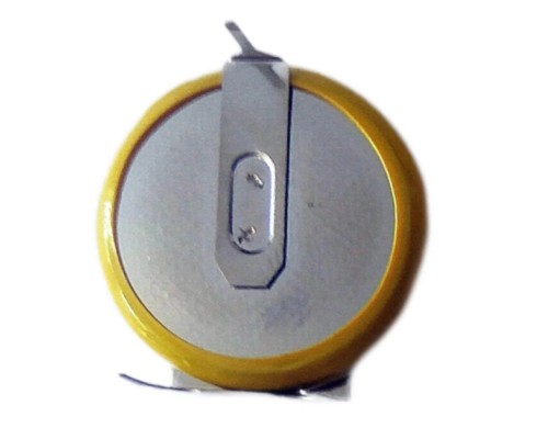 Литиевая батарейка CR2032 с жесткими выводами