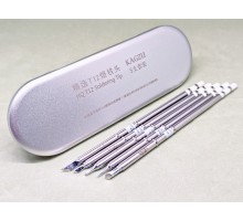 Набор жал для паяльника T12 KAGZU универсальный в пенале