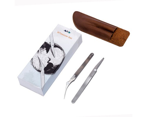 Набор пинцетов MTweezer Set из нержавеющей стали 304 от Miniware