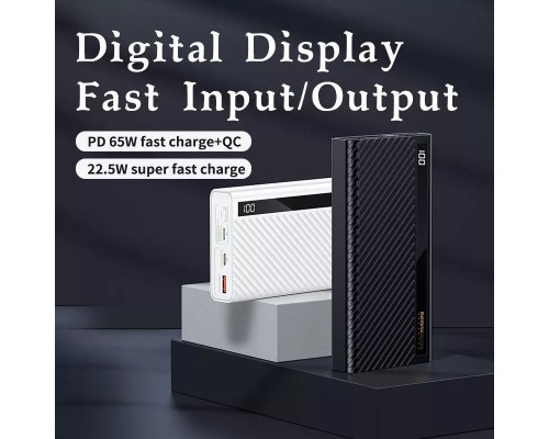 Портативный аккумулятор (повербанк) Remax RPP-272 мощностью 65 ВТ 22500 мАч для паяльника TS101 TS80P Pinecil 