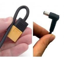 Кабель питания паяльника TS100 (SH72) от LiPo батареи XT60 к DC5525 длиной 150 см